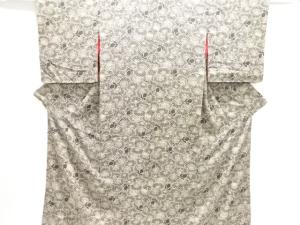 大正ロマン　錦紗菊模様着物